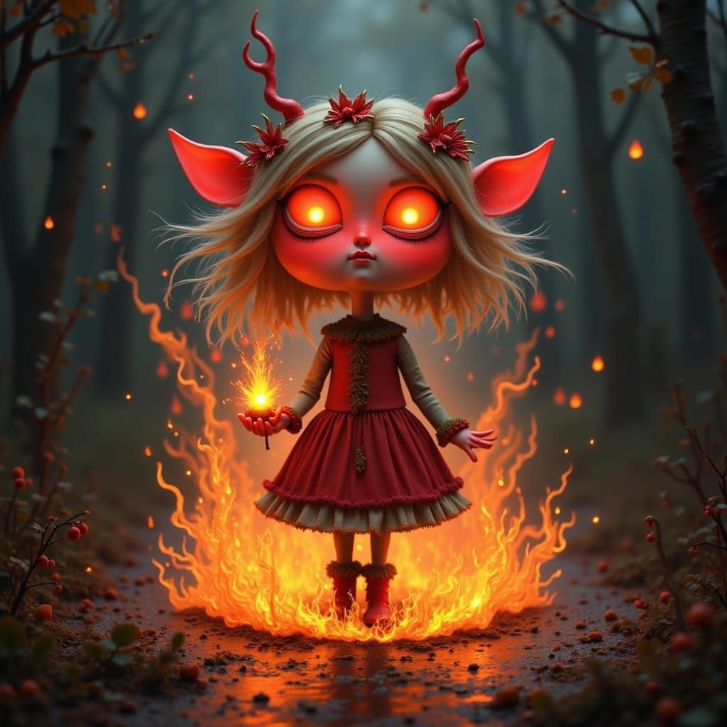 Fiery Unbreakable Object of Steel and Fire