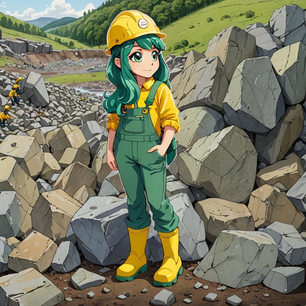 Human Marble Pie at the Stone Quarry