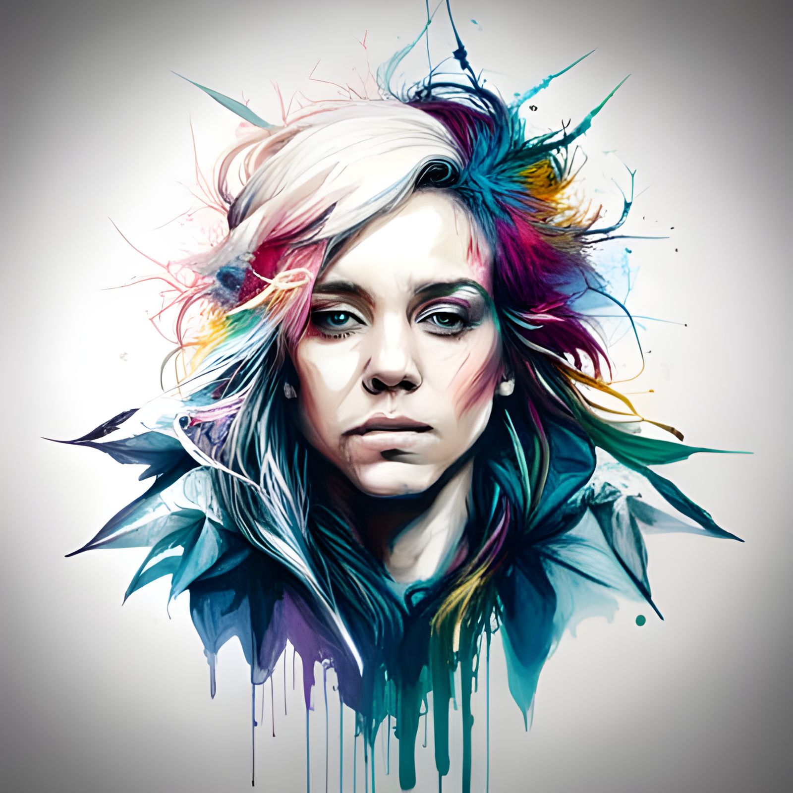 Have Faith: A Mixed Media Portrait