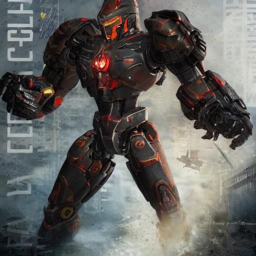 Crimson Inquisitor: A Sci-Fi Jaeger Masterpiece