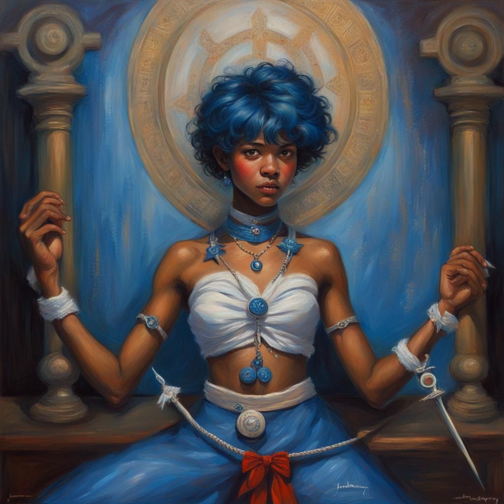 Sailor Mercury As A Haitian Vodou Manbo