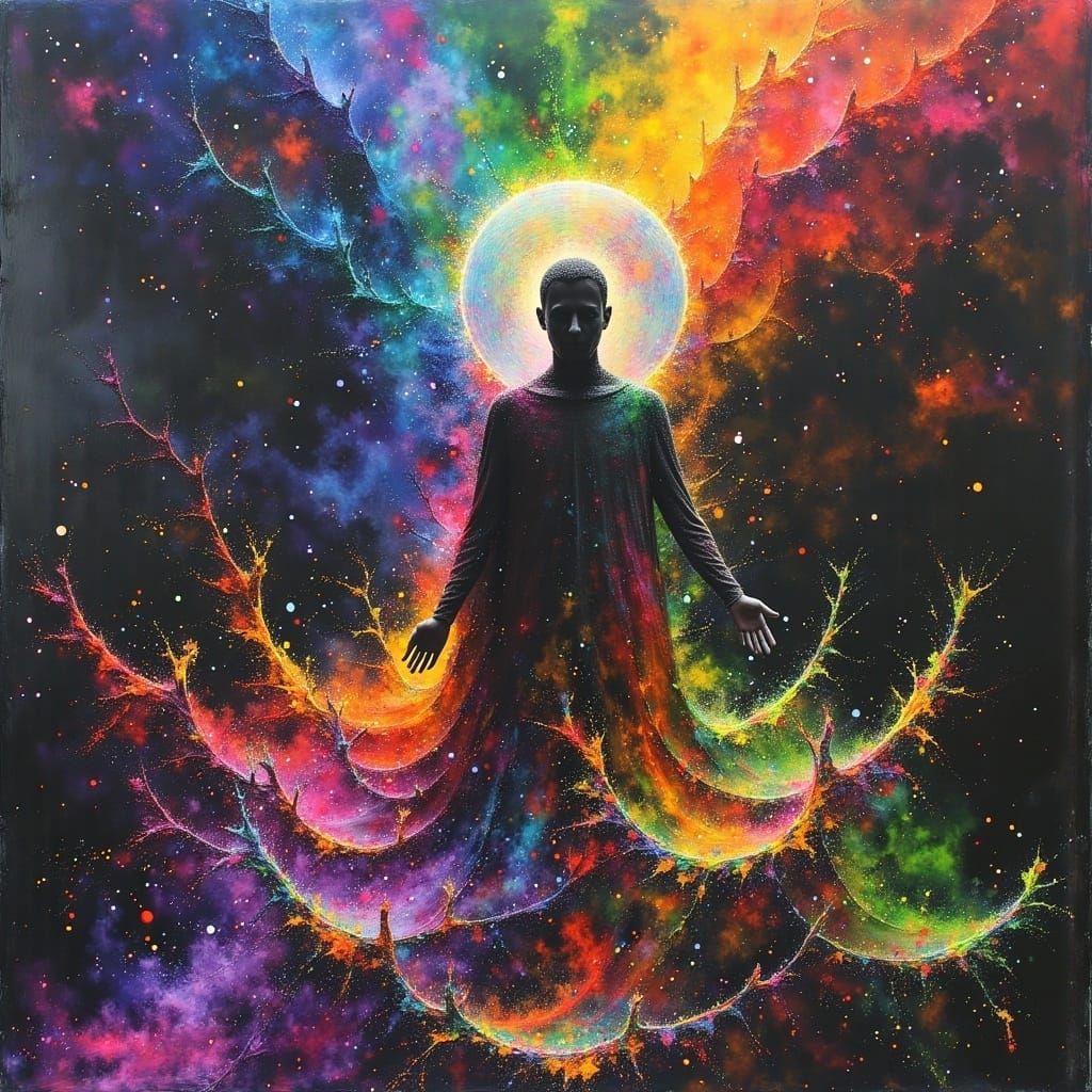 Nascent Consciousness in Dreamlike Fractal Landscape