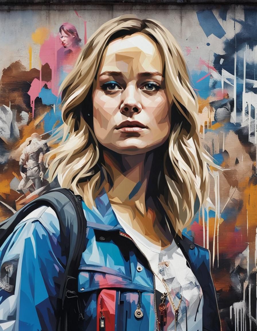 Street Art Portrait Inspired by Urban Aesthetics