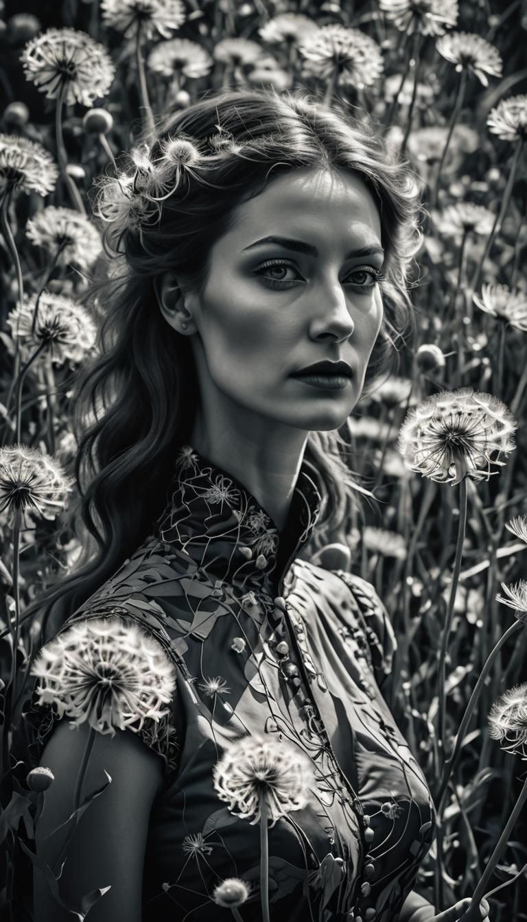 Surreal Infrared Portrait of a Ghostly Woman