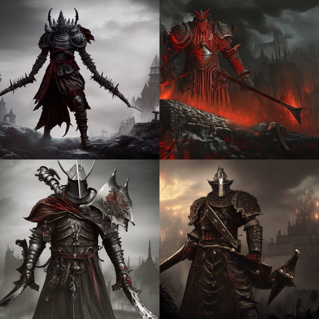 Dark Souls Khorne Digital Matte Painting