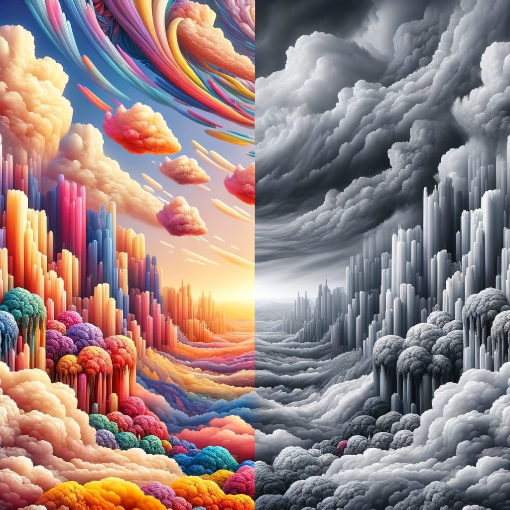 Angel Hair Clouds & Ice Cream Castles Above Canyons