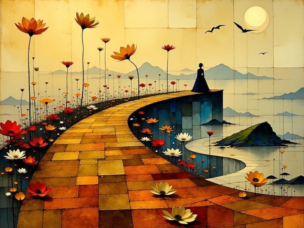 Surreal Abstraction in Iridescent Hues