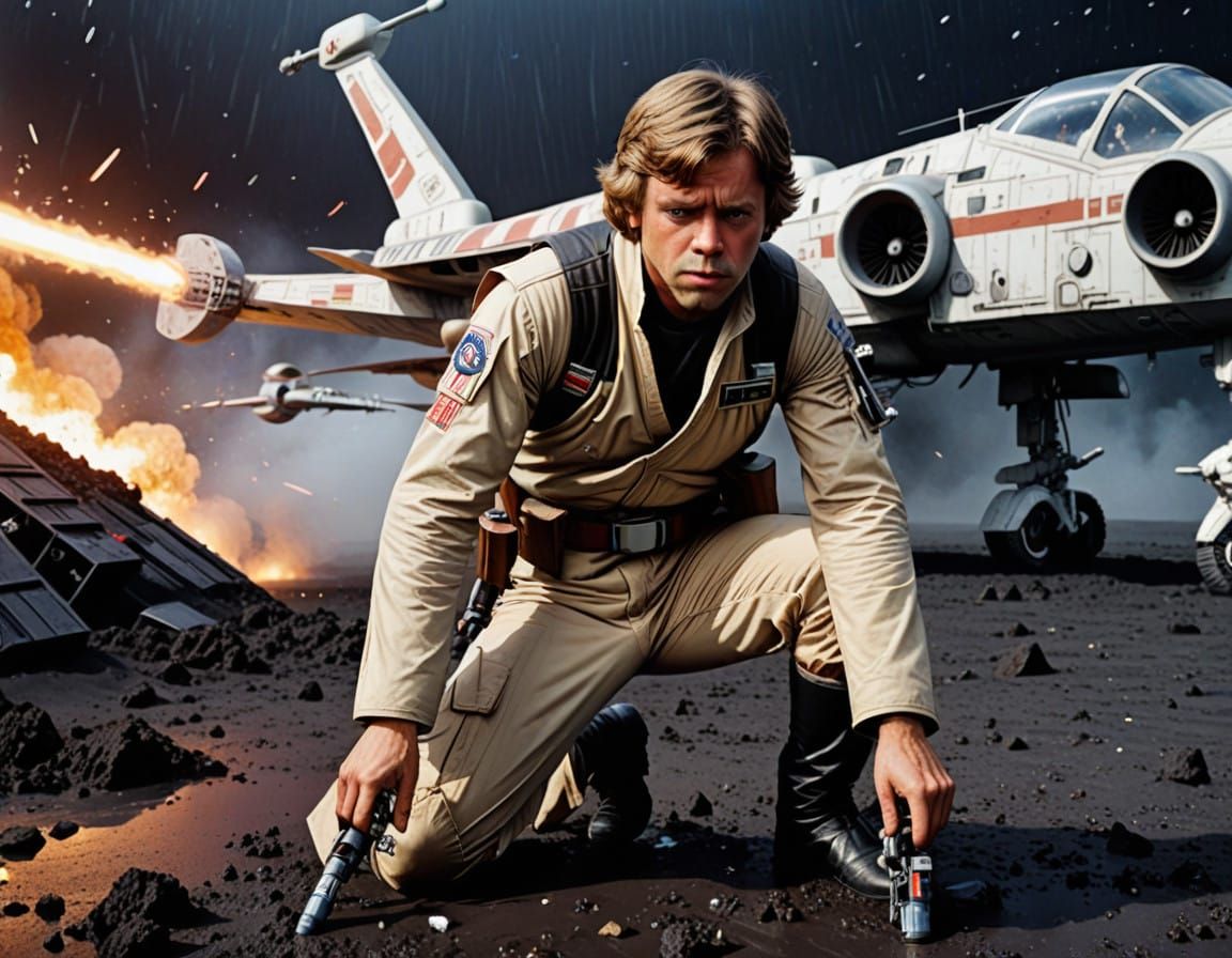 Jedi Knight Luke Skywalker Beset by Space Sickness