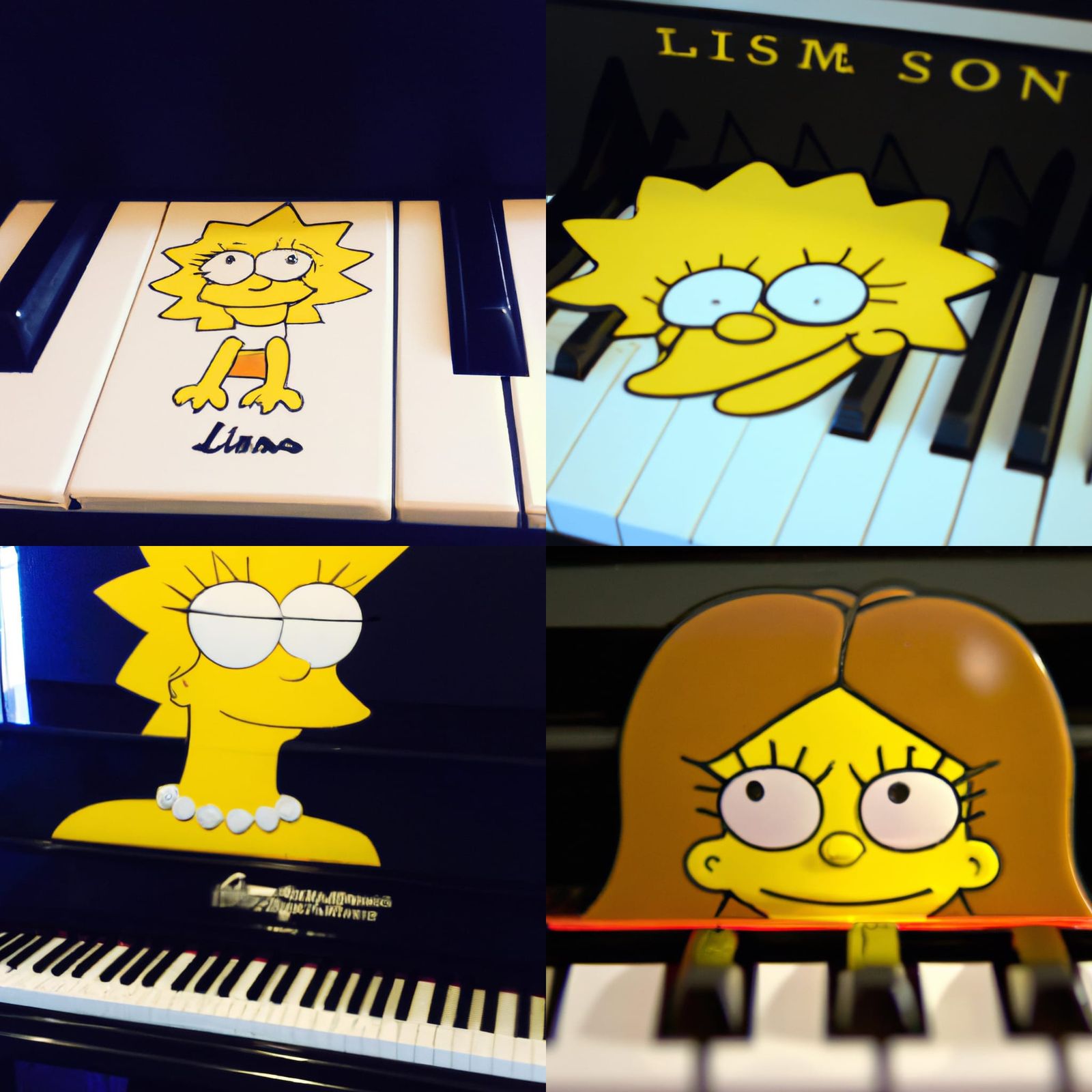 Lisa Simpson Plays Piano