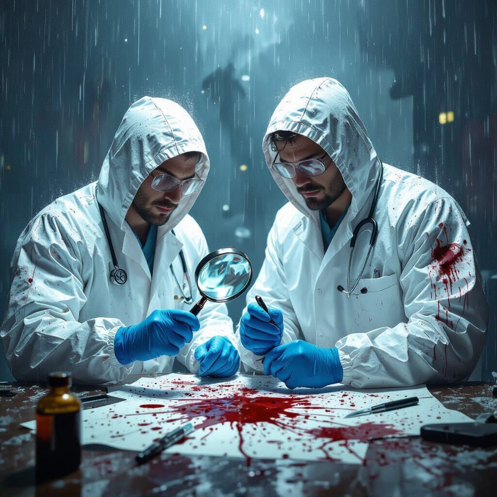 Surgeons Investigate Murder Mystery in Cyberpunk Style