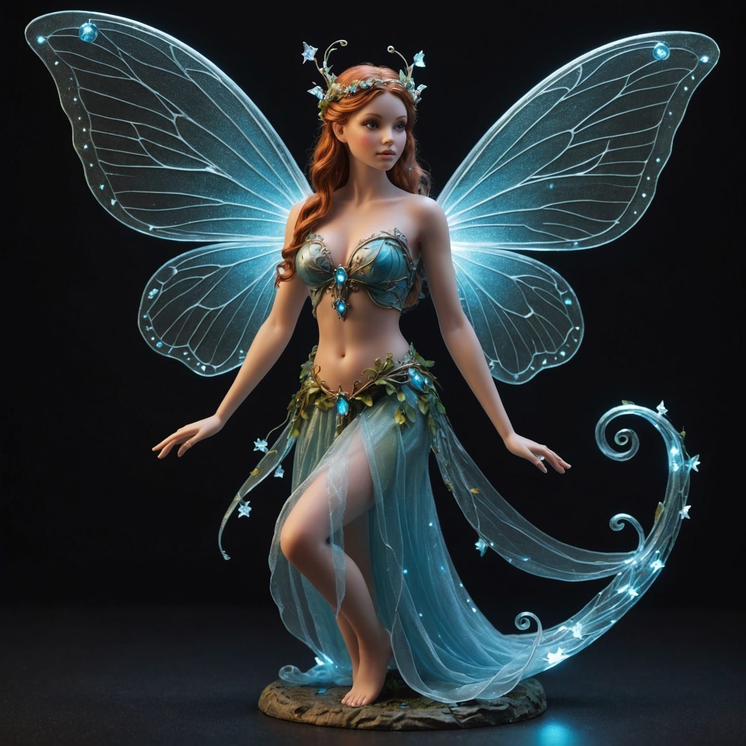 Glowing Fairy with Magical Body