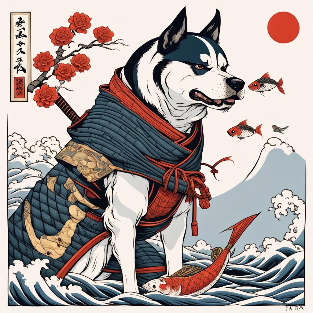 Legendary Patience of Samurai Dog