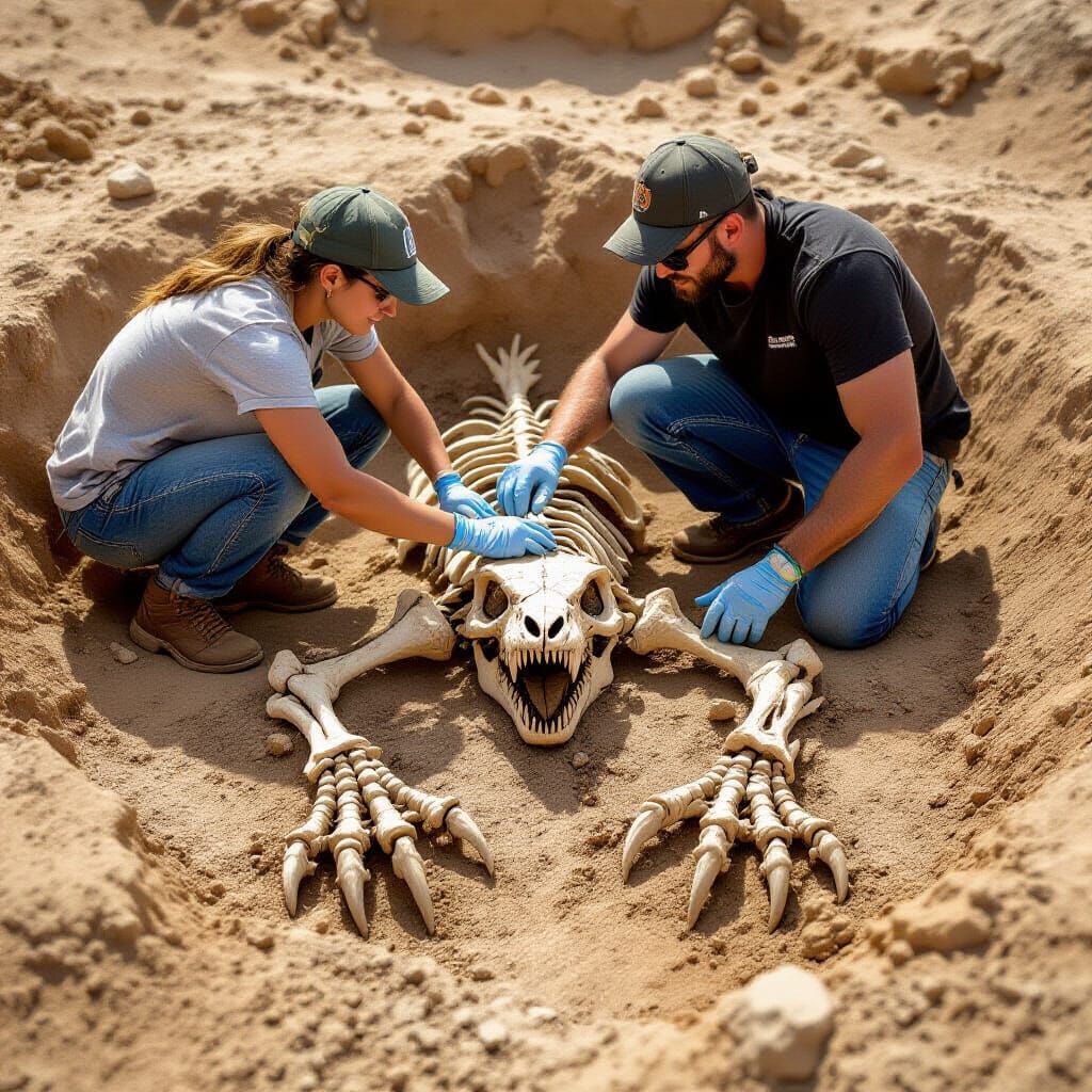 Manticore Bones Unearthed at Archaeological Dig