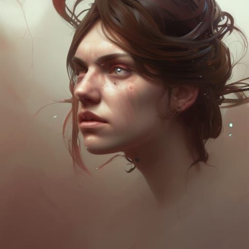 Visage of Hell: Hyperdetailed Artstation Portrait