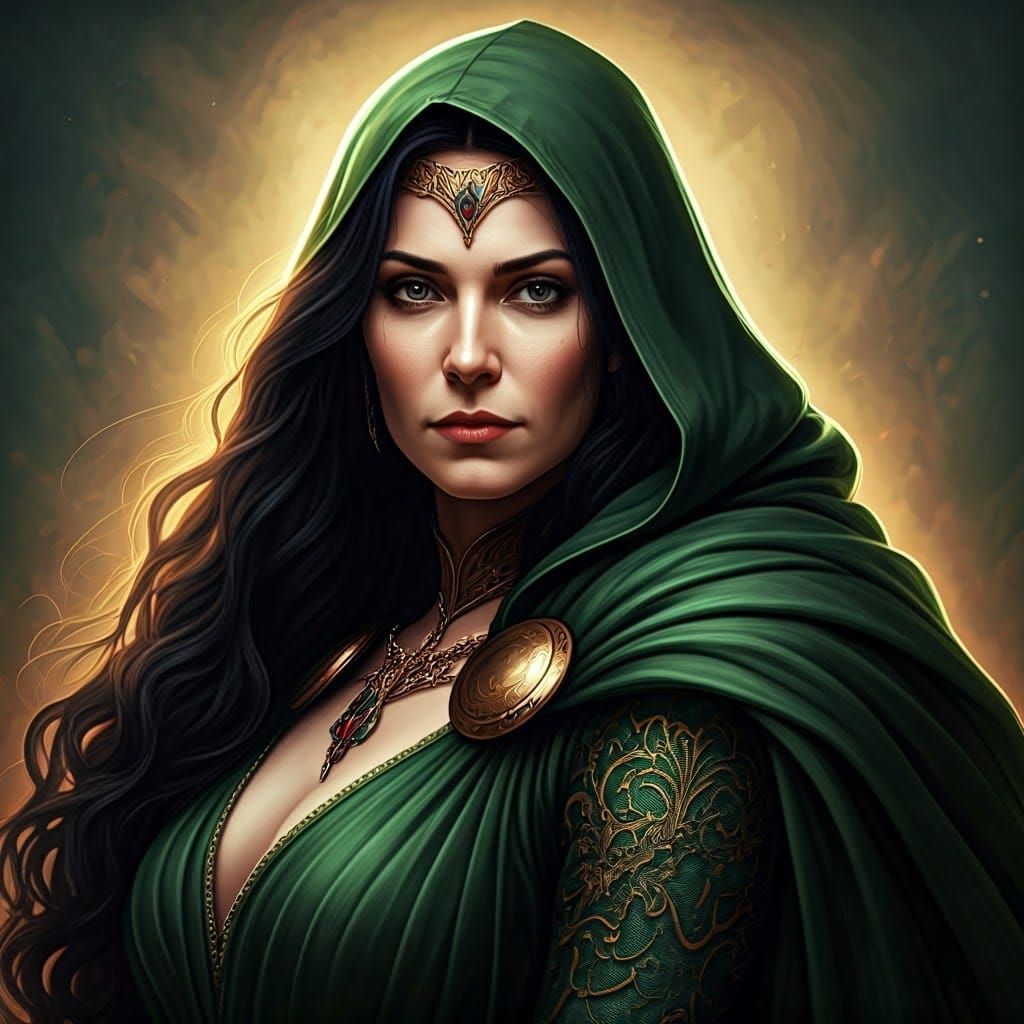 Regal Power Couple: Doctor Doom and Valeria in Opulent Portr...