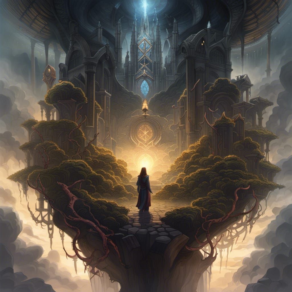 Dark Fantasy Heart: An 8k Resolution Masterpiece