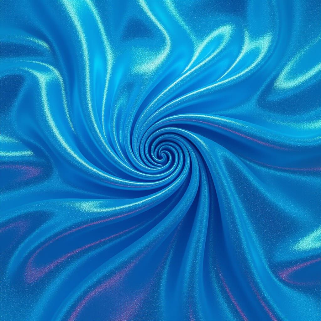 Stardust on Turquoise Satin, Digital Art