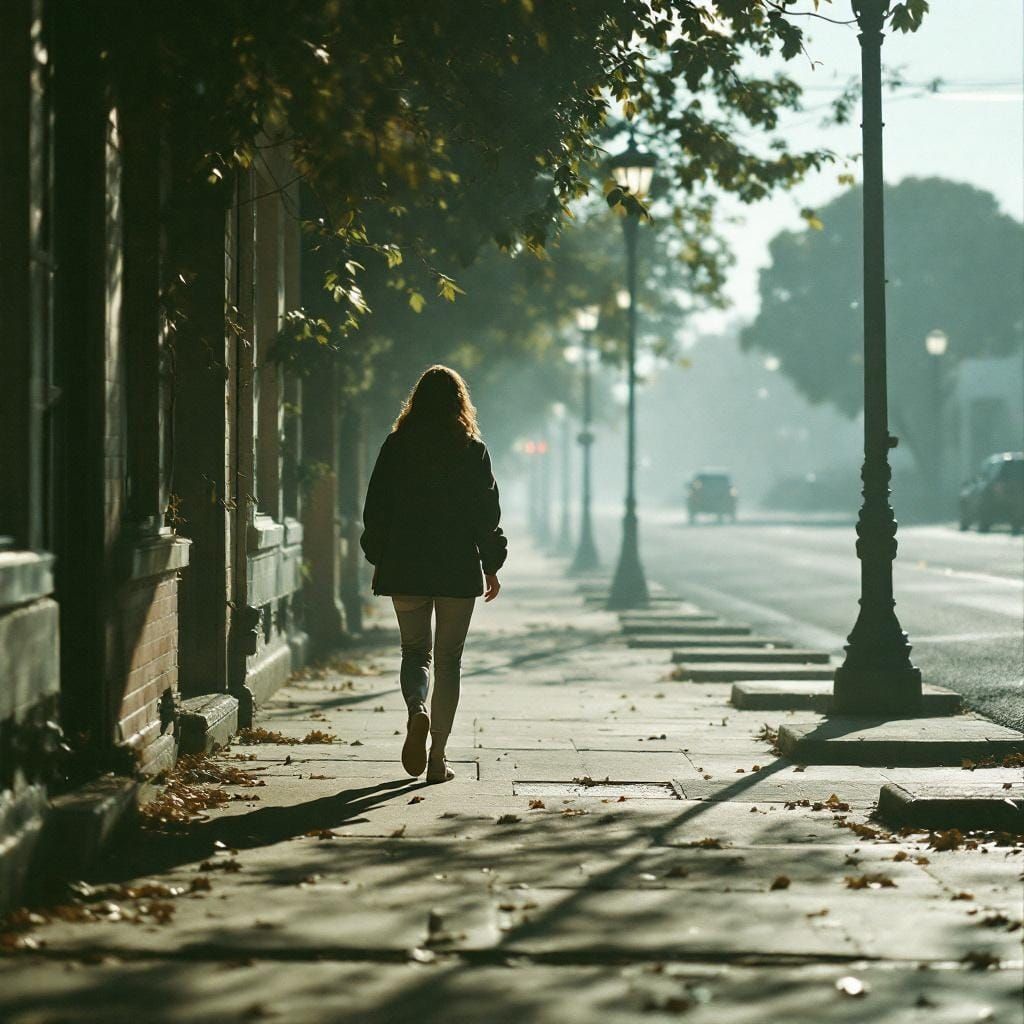 Street Scene in Documentary Realism Style