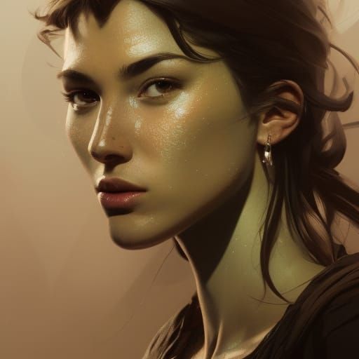 Morax Portrait in Hyperdetailed Art Nouveau Style