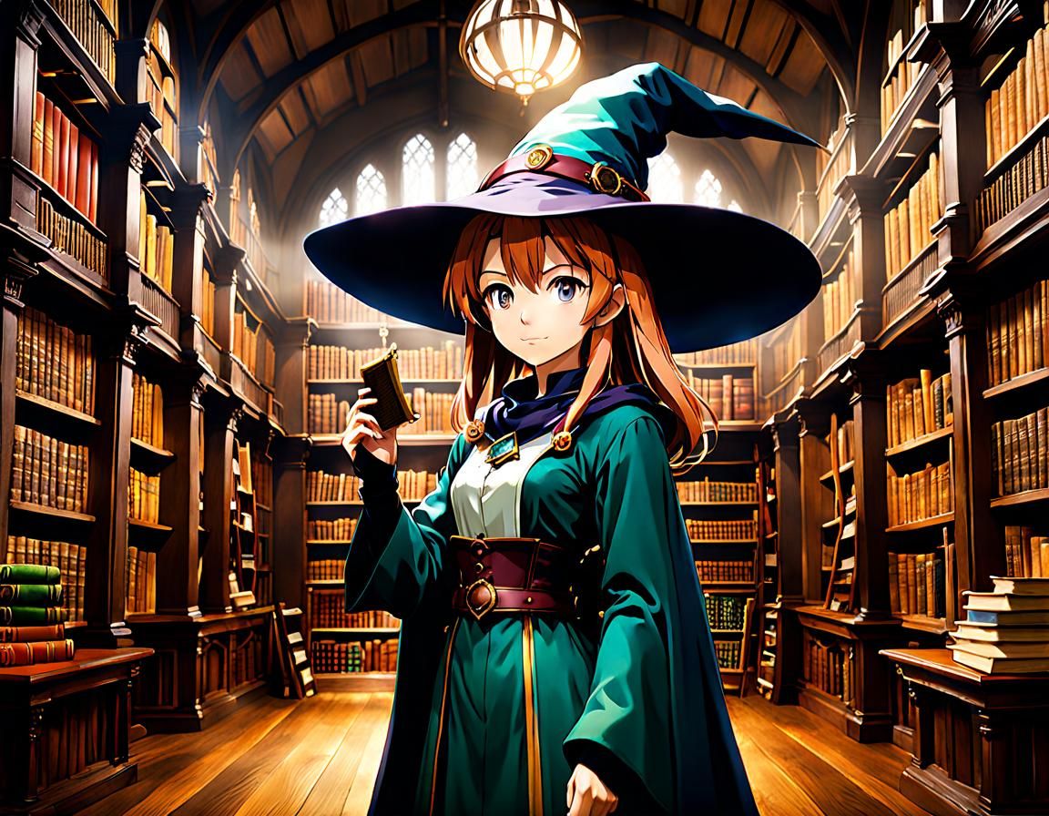Witch Hat Atelier: Ancient Library Anime Scene