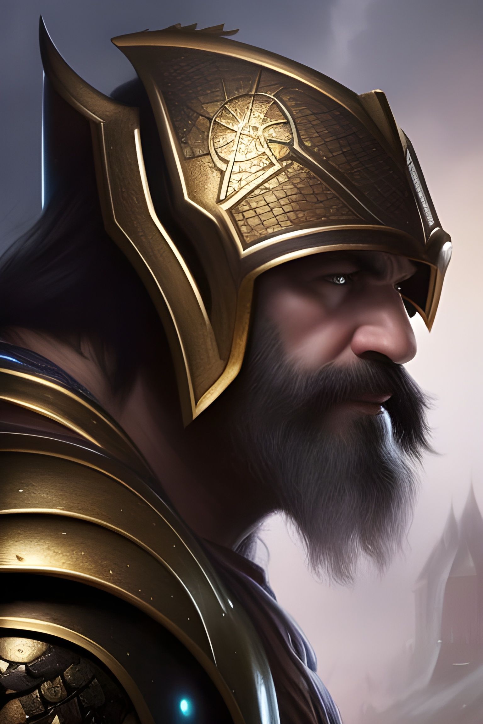 Dwarven Eldritch Knight - Close up