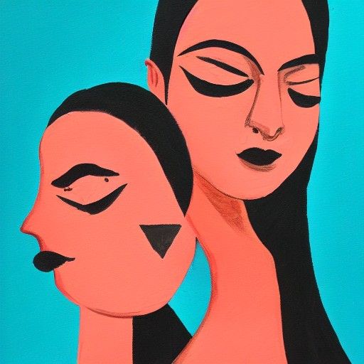 Detailed Gouache Painting Celebrating Feminism