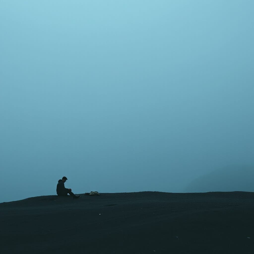 Ethereal Figure in Isolation