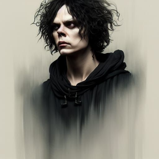 Hyperrealistic Gothic Portrait of Ville Valo