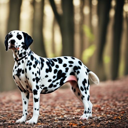 Dalmatian Portrait in Natural Lighting