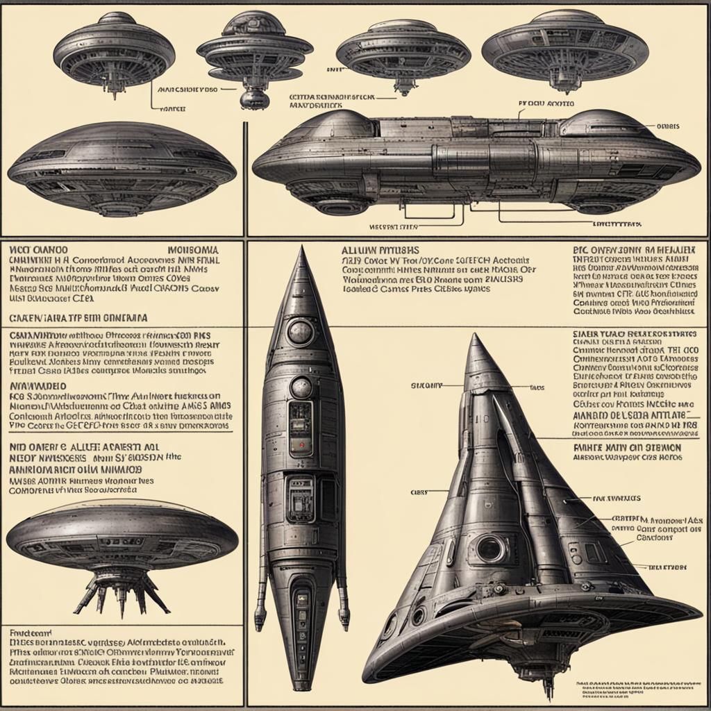 Classified Photos of Various Alien Spacecraft Designs