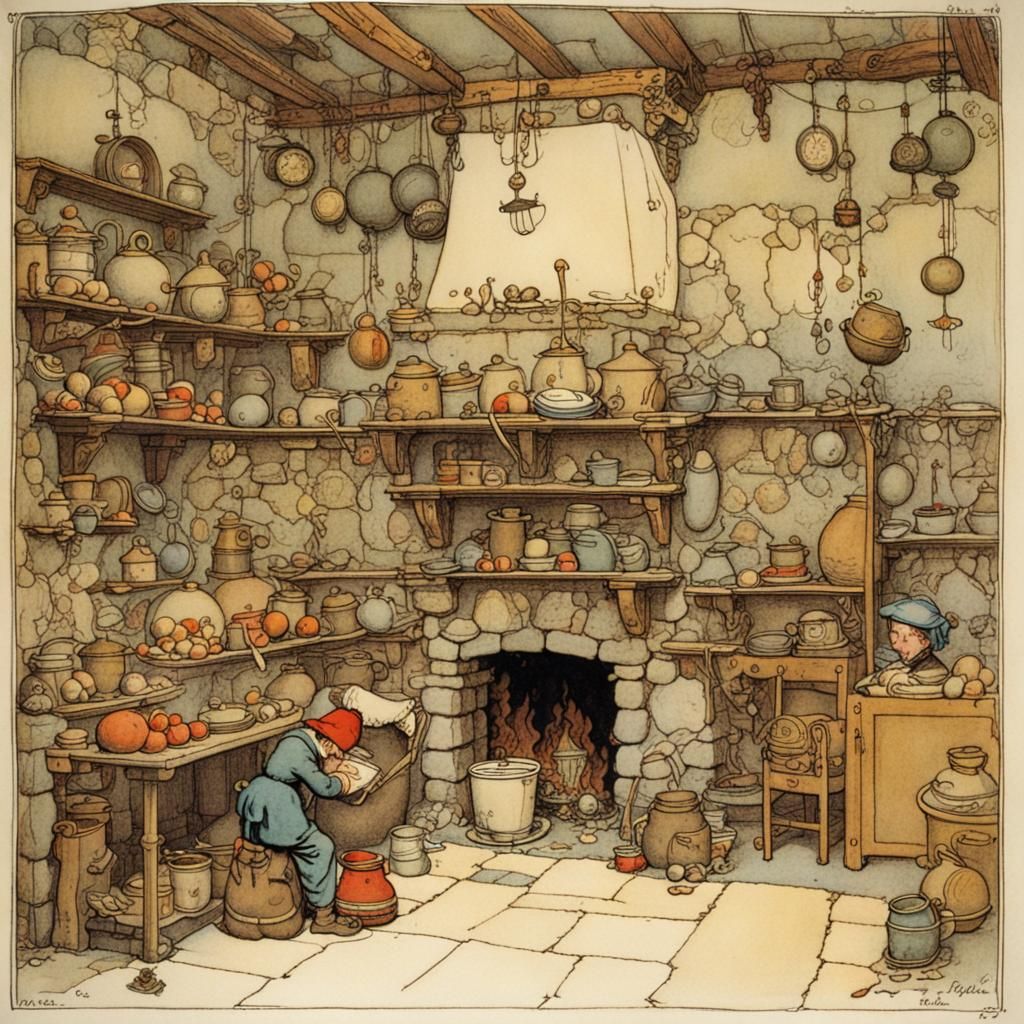 Fantastic Contraption in Heath Robinson Style