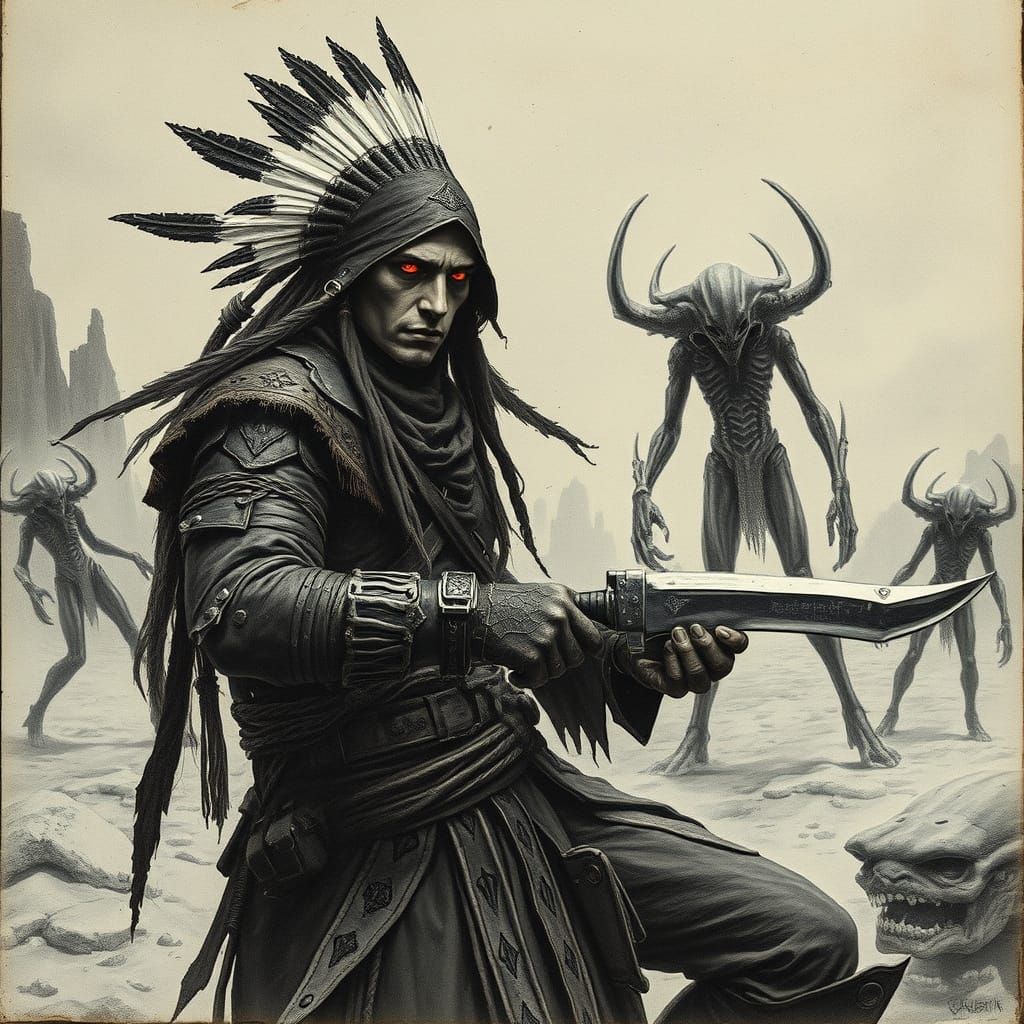 Native American Vampire Shaman Battles Aliens
