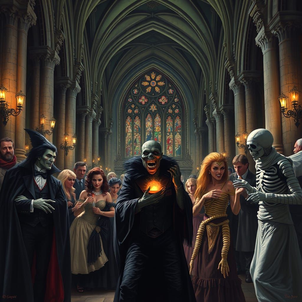 Classic Monsters' Gothic Ball: A Haunted Dance