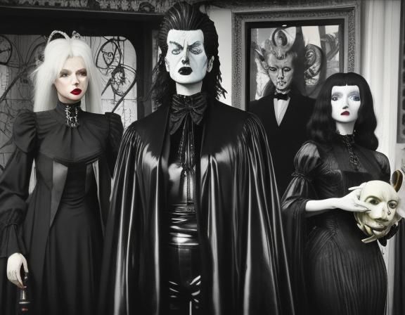 Surreal Martian Women in an Art Nouveau Film