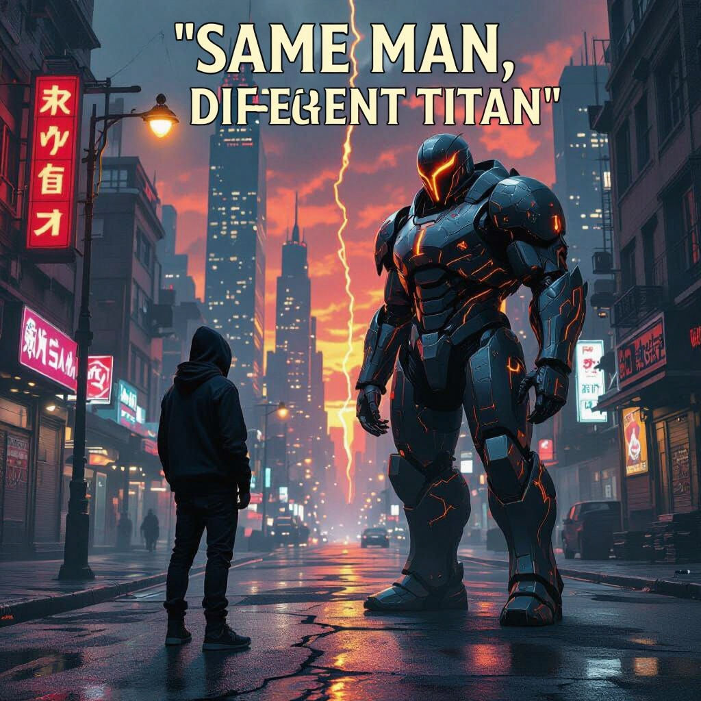 Hip Hop Album Cover: Same Man, Different Titan