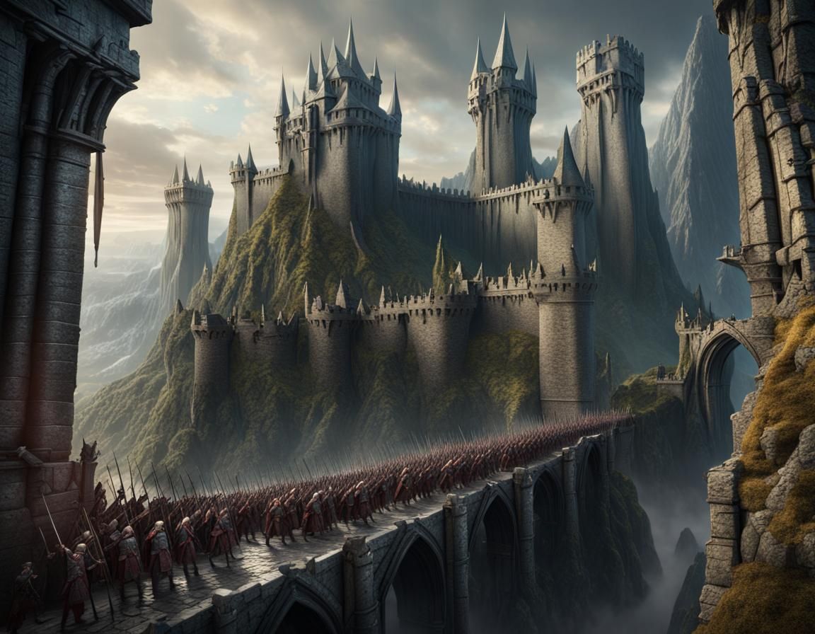 Elves at Helm's Deep