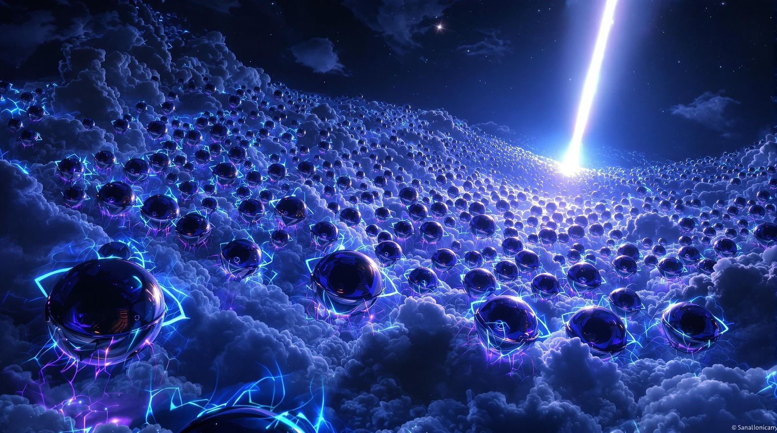 Techno Eyeballs Converge on Cosmic Horizon