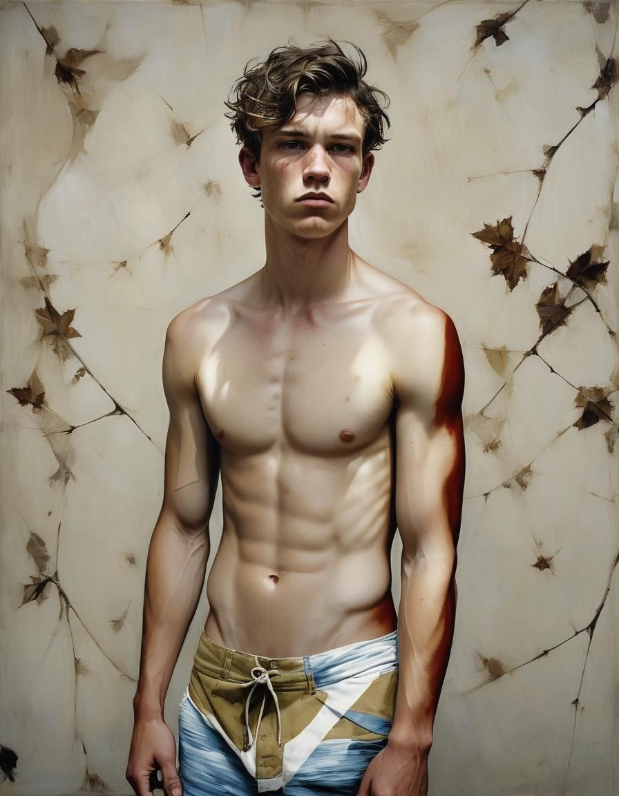 Ethereal Portrait of a Young Man