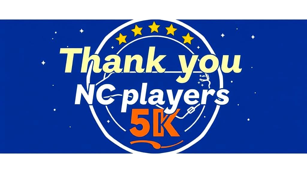 Celebratory Badge Thanking NC Players