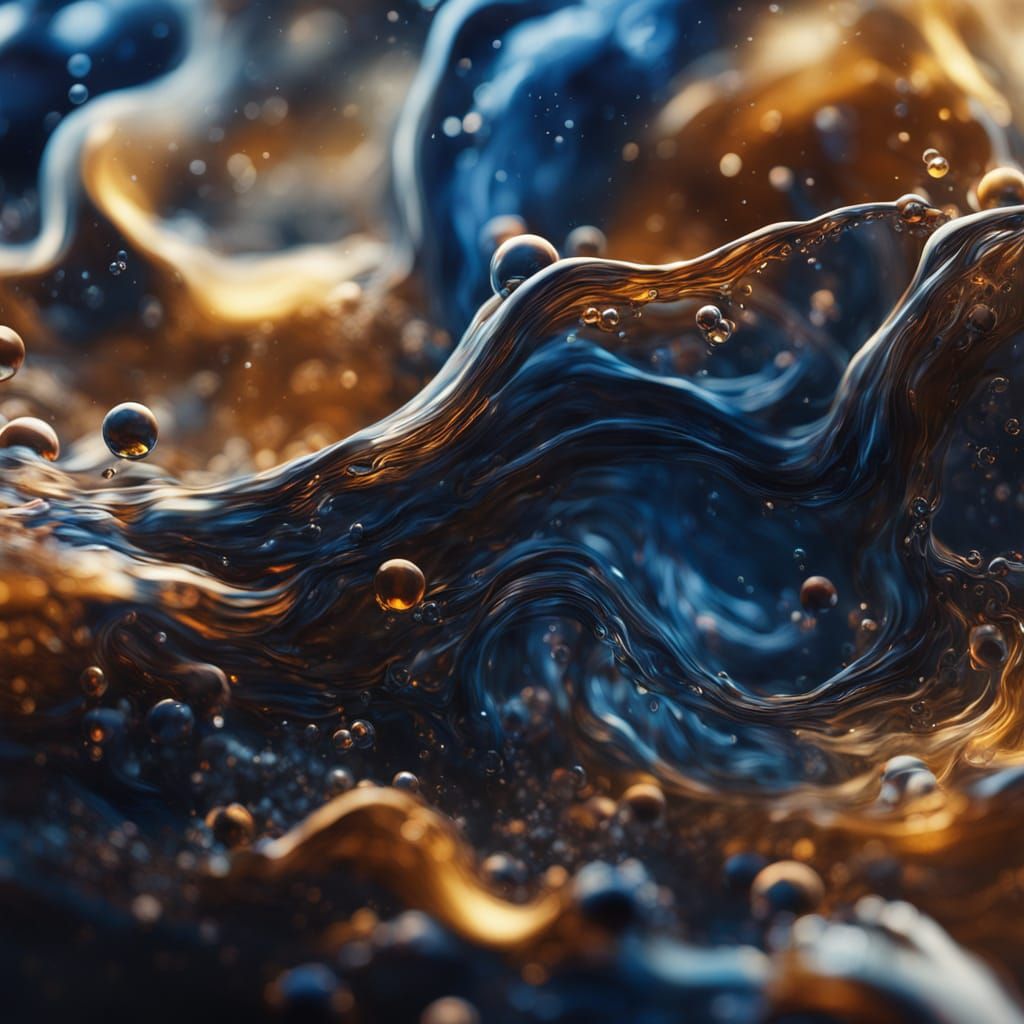 Ethereal Figure Forms From Dissolving Ink in Water