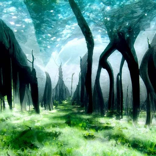 Abyssal Forest: An AI Interpretation