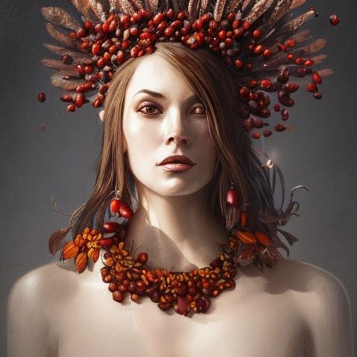 Ornate Turkey Portrait in Artstation Style