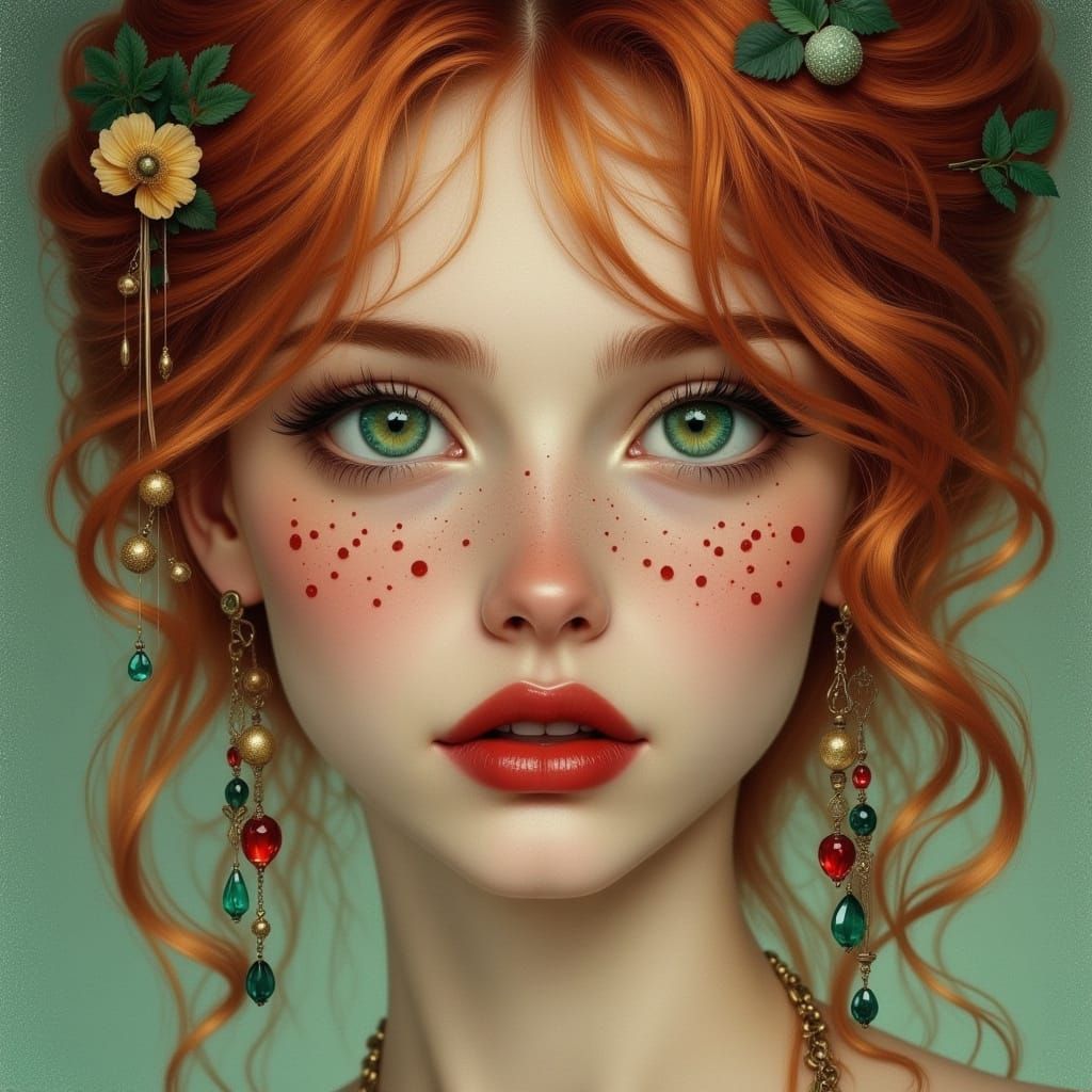 Ethereal Beauty in Hyperreal Style