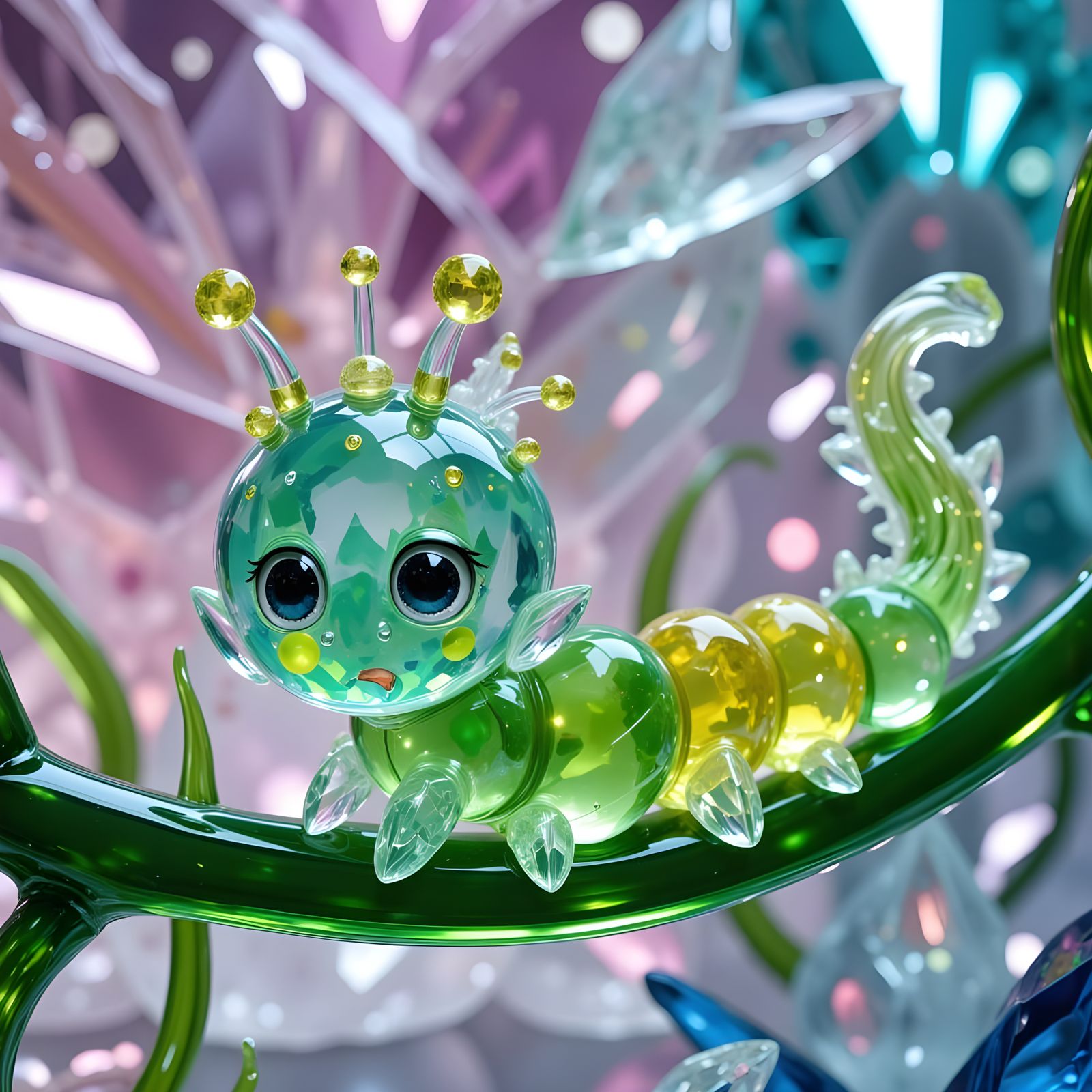 Chibi Crystal Caterpillar