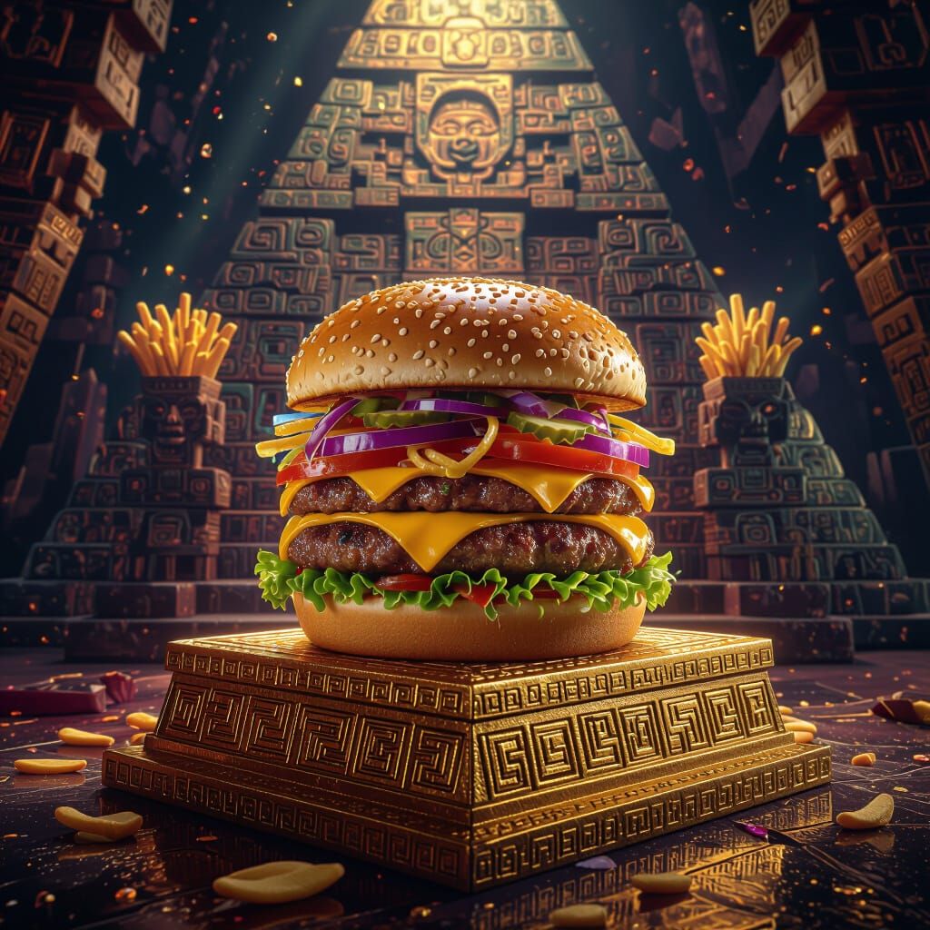 Hamburger Treasure Inside Moche Pyramid