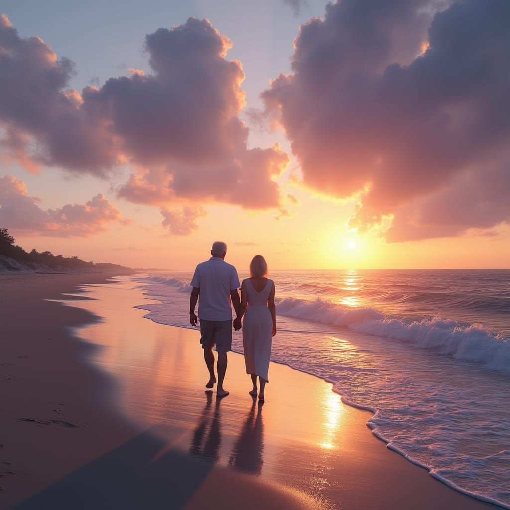 Serene Dawn on Władysławowo Beach