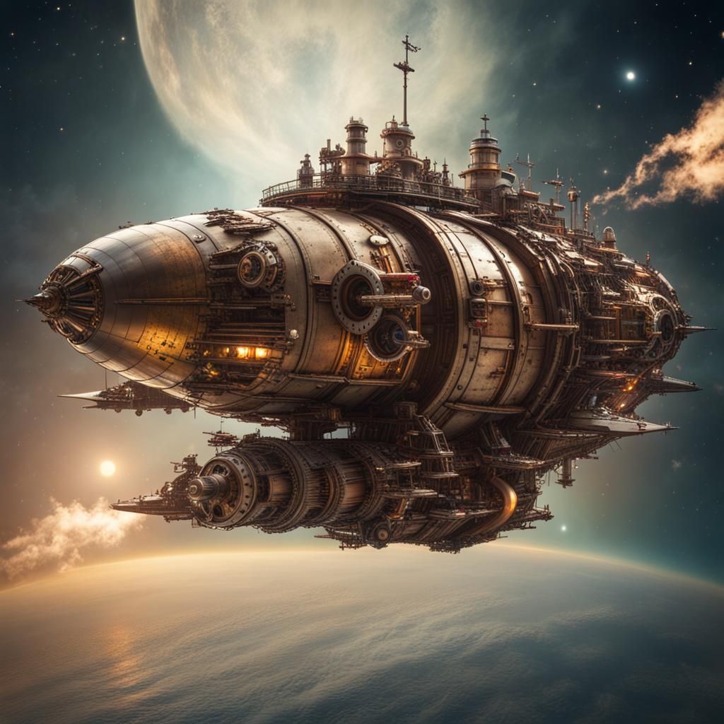 Steampunk Pirates Journey Across the Galaxy