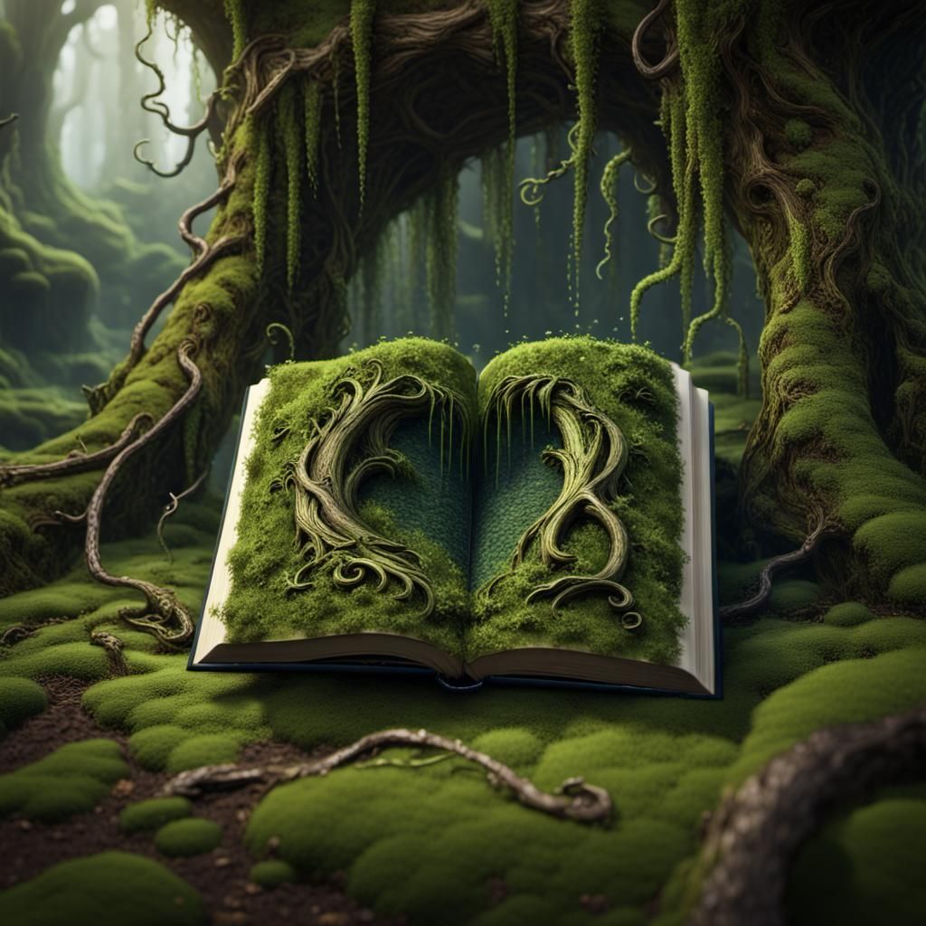 Book Over 1000 Follower with Nature Inside