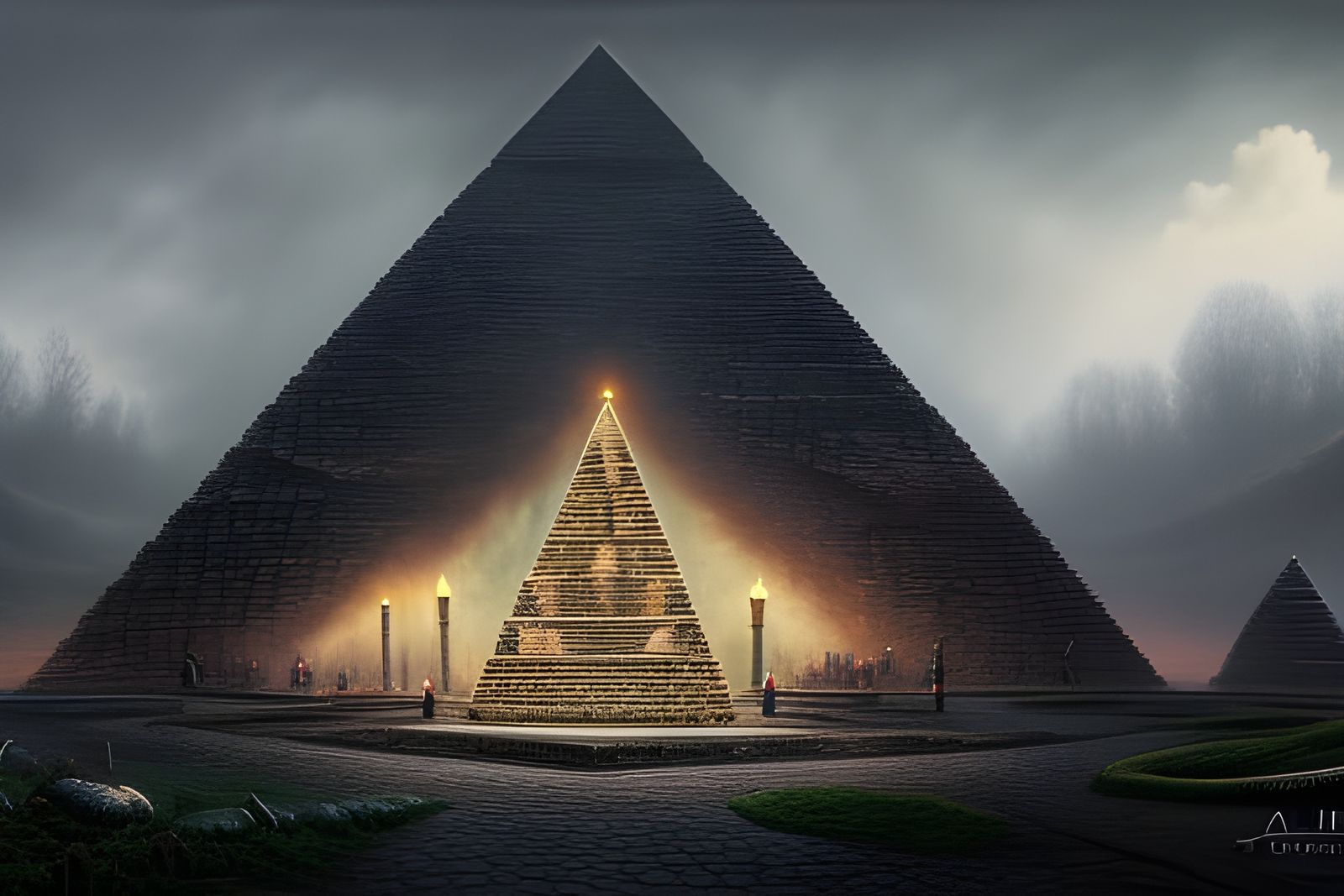 Lovecraftian pyramid II