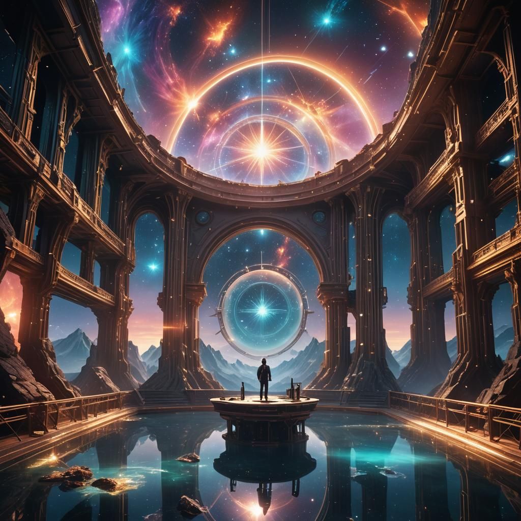 Celestial Architects Build a Star in Crystalline Observatory